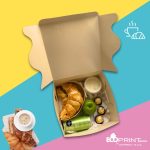 CAJA DESAYUNO, TORTAS Y REGALOS SORPRESAS  22 x 22 x 12 cm